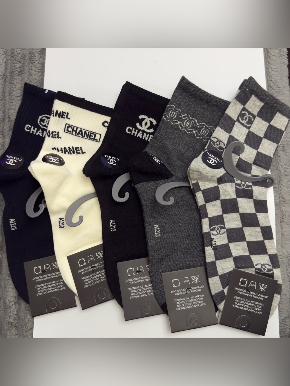 Fashion Socks - 5 pc set- Size M/M